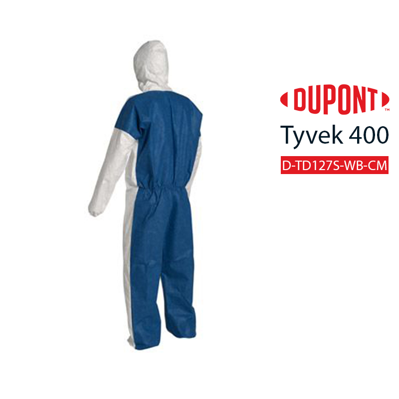 Disposable Coverall DuPont Tyvek 400 D TD127S WB option CM