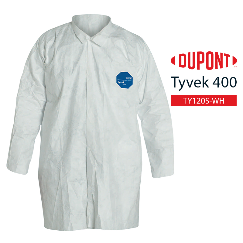 Disposable Frock Tyvek 400 TY210S WH