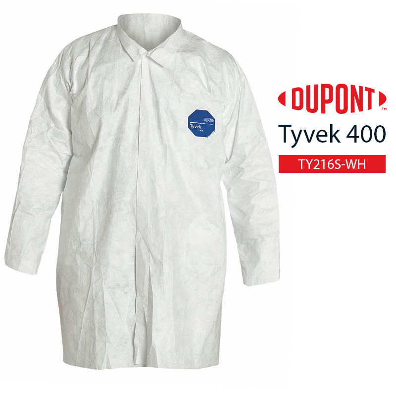 Disposable Frock DuPont Tyvek 400 TY216S WH