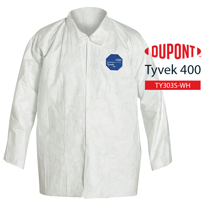 Одноразовая защитная рубашка DuPont Tyvek 400 TY303S WH