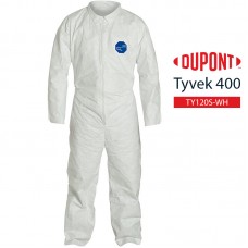 Disposable Coverall DuPont Tyvek 400 TY120S WH