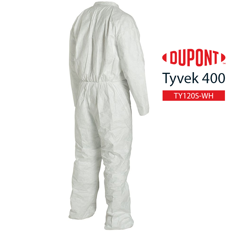 Disposable Coverall DuPont Tyvek 400 TY120S WH