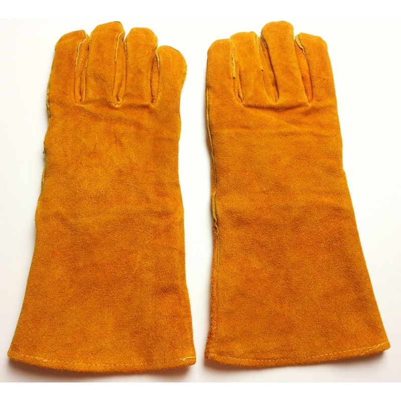 Long leather gloves for welding (&quot;A&quot; class) Binovo M708316WL