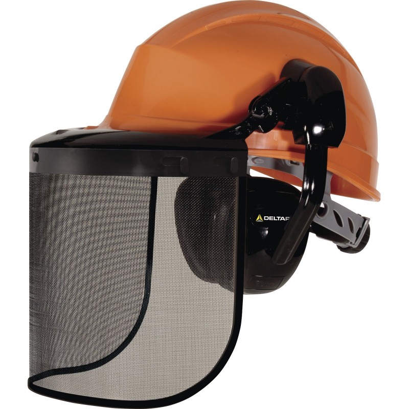 Set: Helmet QUARTZIII + headphones SUZUKA 2 + Screen-grid - FORESTIER2 VENITEX
