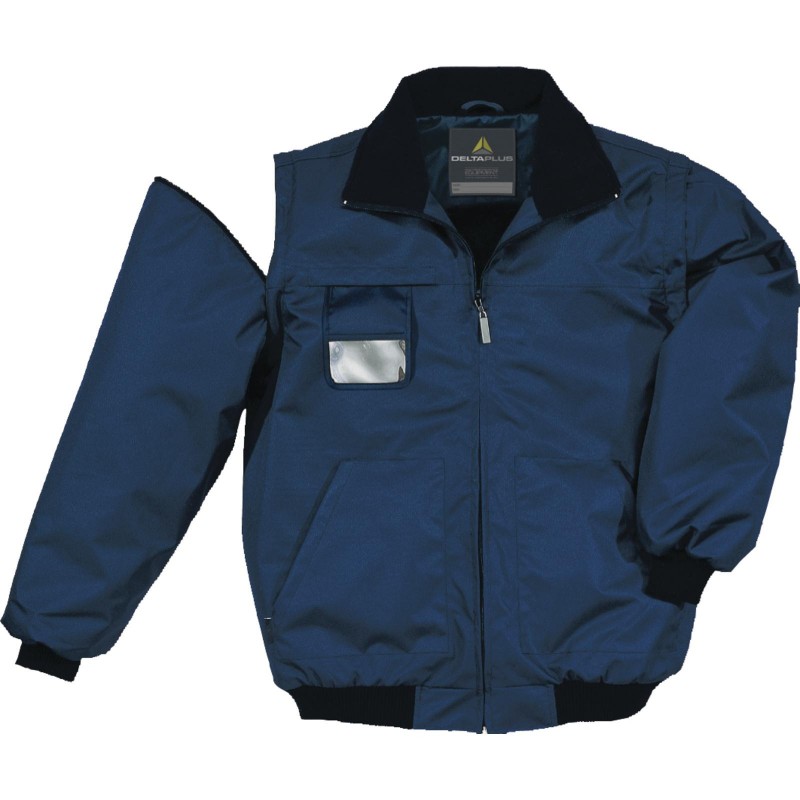 Jacket with detachable sleeves, collar trimmed with fleece RENO PANOPLY