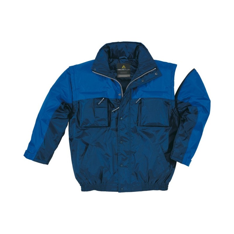 Jacket polyester with PU coating, insulation DELTALU, removable sleeve KIRUNA PANOPLY