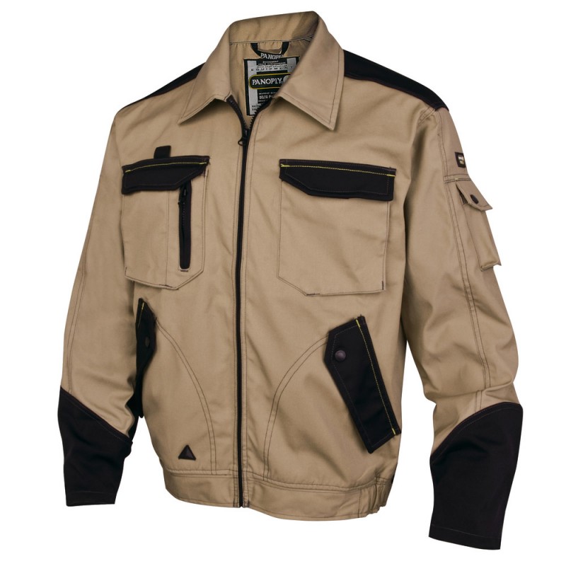 Куртка на молнии - 60% хлопок 40% полиэстер 270 г/м M5VES PANOPLY