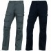 Pants with zipper, adjustable waist, 7 pockets, sreych, Twill 97% Cotton 3% elastane 290 g / m MOPAN PANOPLY