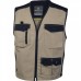 Beige vest with lots of pockets - 65% polyester 35% cotton 245 g / m MSGIL PANOPLY