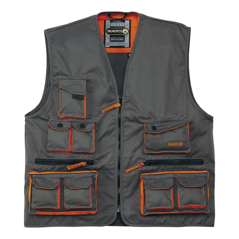 Vest with lots of pockets - 65% polyester 35% cotton 245 g / m M2GIL PANOPLY