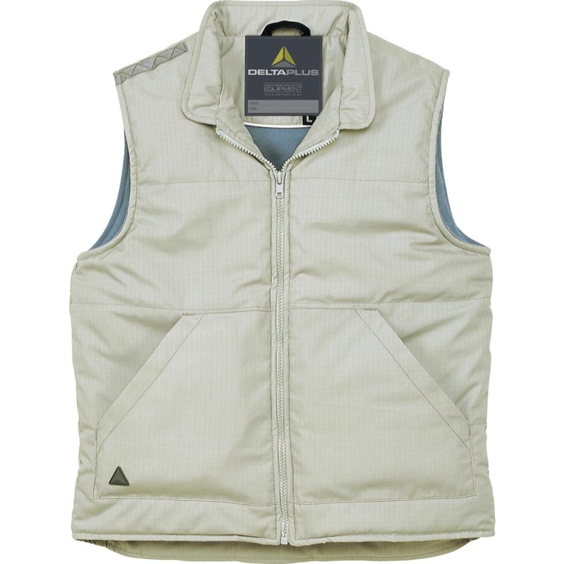 Warm vest 65% polyester 35% cotton fabric RIPS-P SACHA PANOPLY